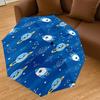 1PC Space Rockets Umbrella-8-Rib Reinforced, Automatic Open, Lightweight & Durable, Fashion Accessory for Outdoor-D377