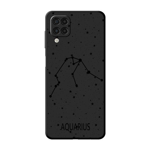 Custodia Dodici Costellazioni Per Samsung Galaxy A52 A12 A32 A51 A21s A71 A13 A53 A22 A31 A72 A03 A02s A41 Guscio Nero per Telefono