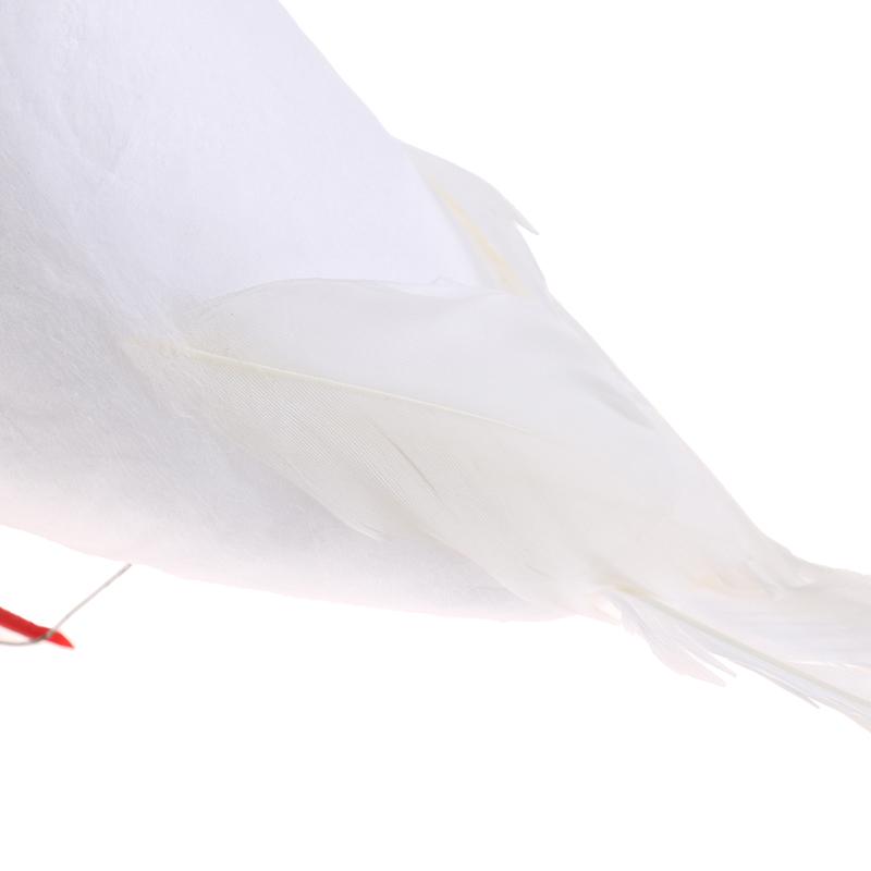 Artificial Simulation Peace Dove Foam Feather Birds Wedding Crafts Ornament