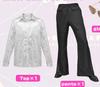 2025 Boys' Retro 70s Sequin Flared Pants