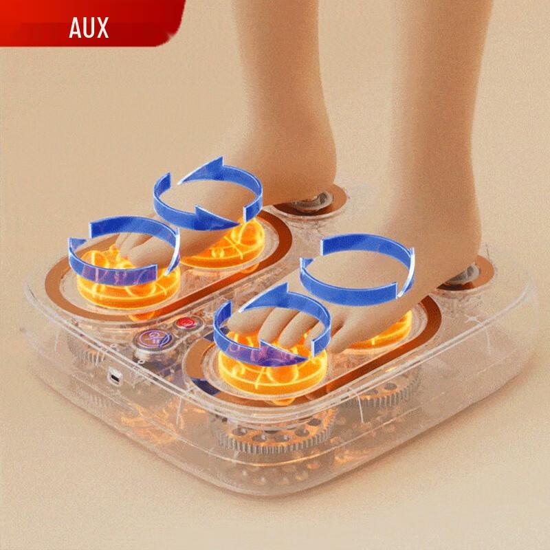AUX Bionic Kneading Foot & Leg Massager with Heat Therapy