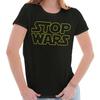 Cool Space Movie Activist Stop Wars Protest Womens Top Junior Graphic Tee