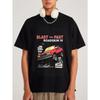 Blast The Past Roadskin Iv T Shirt White Car Graphic and Text Design for Casual Wear