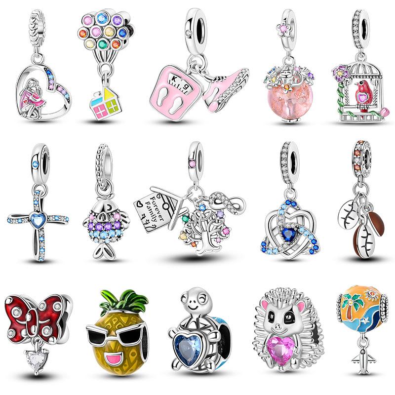 Charms Copper Plated Pendant Beads Fit Original Bracelet Diy Jewelry Making