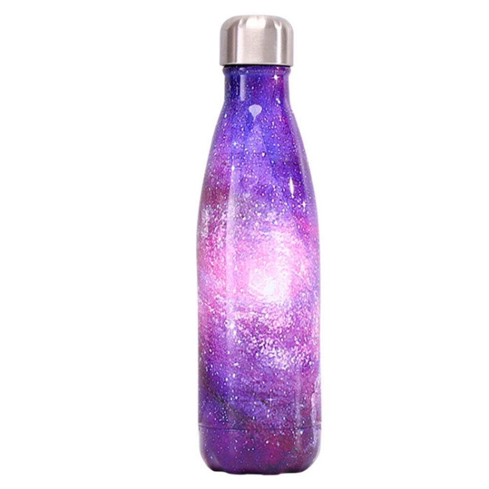 Puntos 500ML Starry Sky/Plating Stainless Steel Insulated Water Bottle Sport Flask Cup