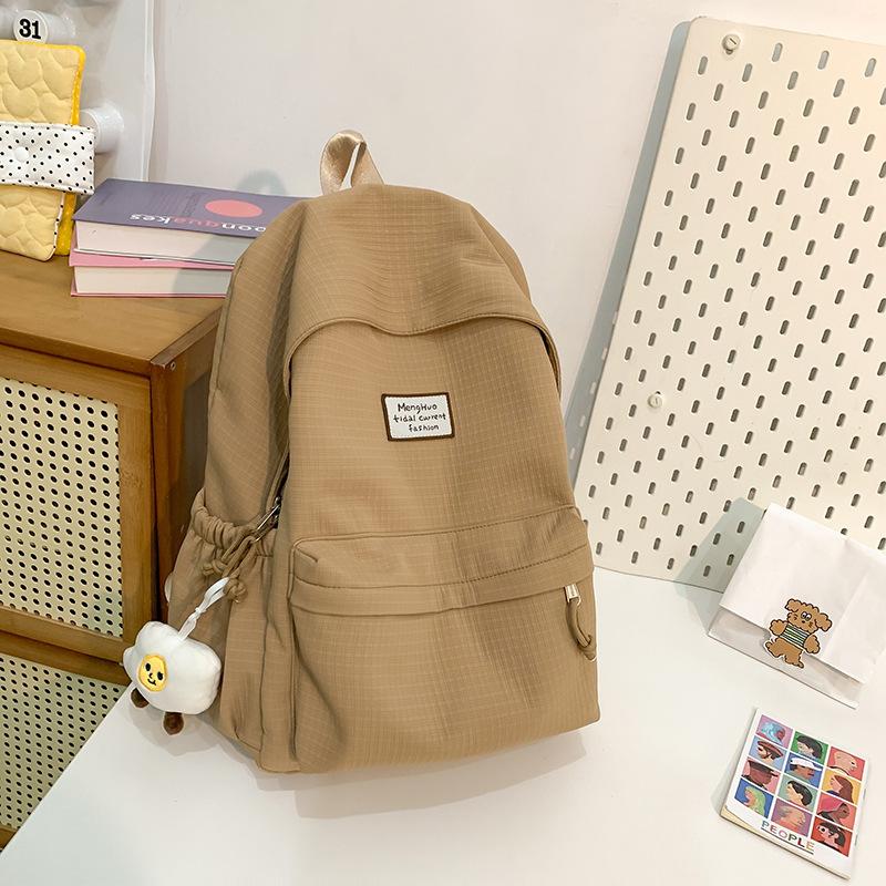 

Рюкзак большой вместимости для женщин, студенческий школьный рюкзак хаки