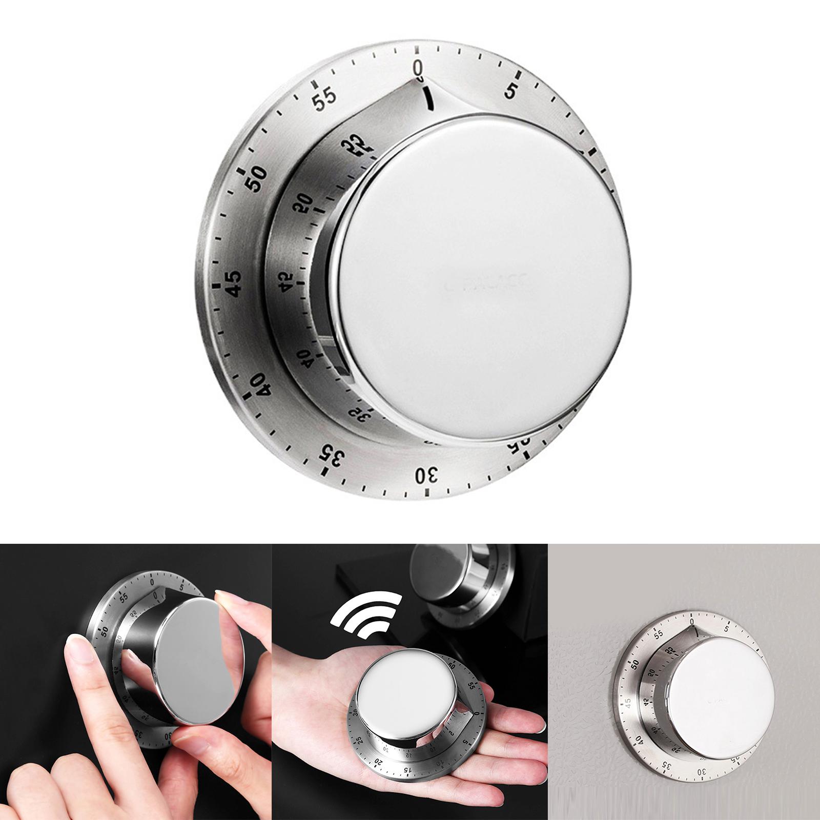 

Кухонный таймер, поварской таймер с громким будильником, батарейки не требуются, механический магнитный таймер чёрный