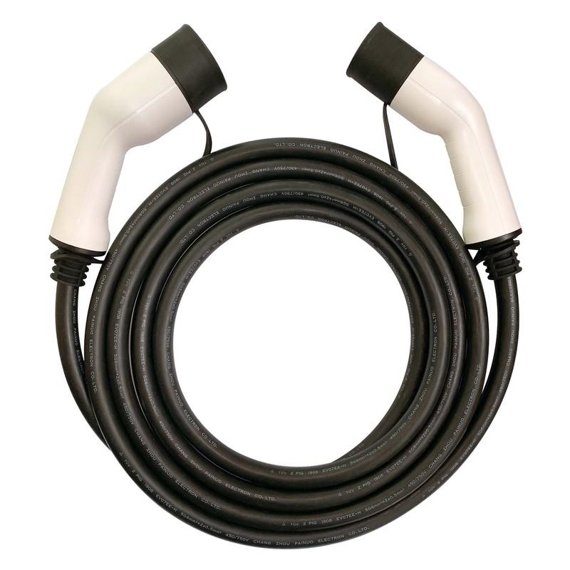 Electric car charger EV charging cable 16A-32A single-phase three-phase 22kw IEC62196 EVSE kit 16A 1 phase