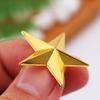 Five-Pointed Star Lapel Pin Collar Corner Women Mens Pentagram Brooch Badge Clips for Shirt Dresses Backpack Ornament