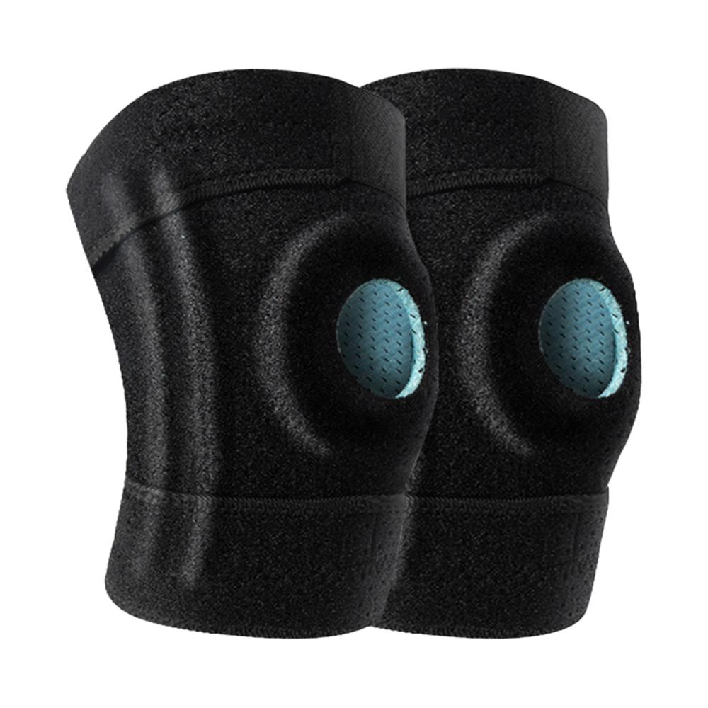 

1 Pair Knee Brace Women Men Meniscus Tear, Acl, Arthritis. Knee Braces With Dual Side Stabilizers & Crossed Compression Straps M