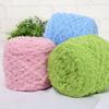 3-Strand Coral Fleece Towel Yarn - 2 Skeins for Hand-Knitted Children's Bag, Shoes, Hat, Scarf, Coat - Free Shipping