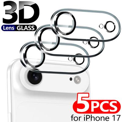 Camera Lens Protector For iPhone 17 17Air 17Pro Max Camera Lens 9H Tempered Glass Protective Films For iPhone Duo 18 Pro Max 4