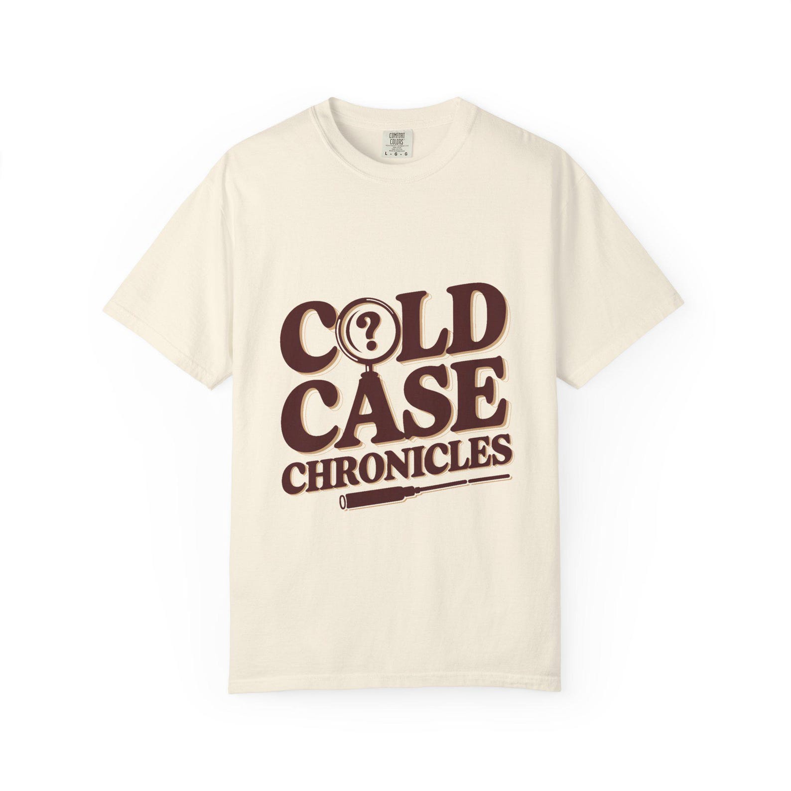 Cold Case Chronicles True Crime Podcast Tee | Dark Academia Crime Fan | Comfort Colors 1717 S