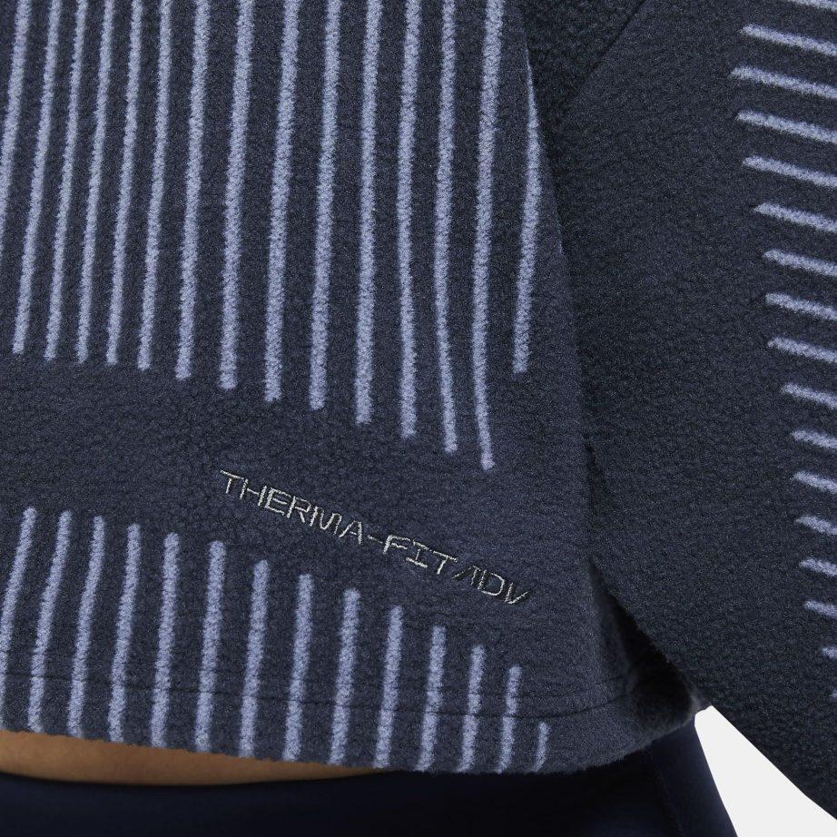 Nike Pro Therma-Fit Training Hoodie Women Hoodies Lightning-Blue Metallic-Silver DD6329-437