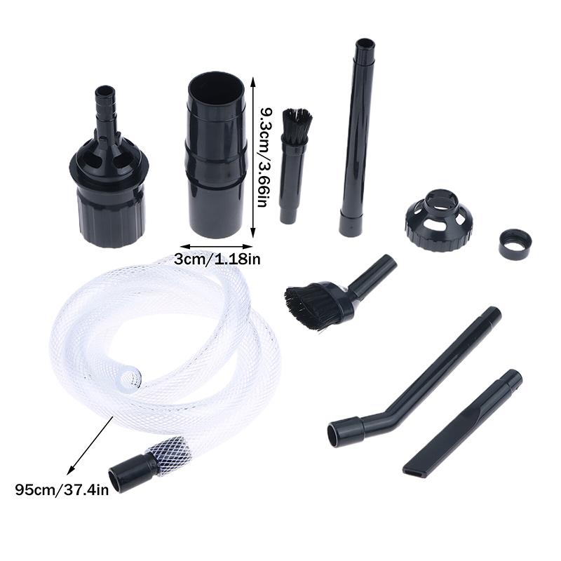 8 Buc/Set Micro Aspirator de Praf Perie Tub de Aspirație Piese Aspirator Auto Tastatură Aer Condiționat Canapea Instrument de Îndepărtare a Murdăriei