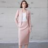 AD Unique Exquisite Autumn 2024 Formal Suit Dress with Collarless Blazer