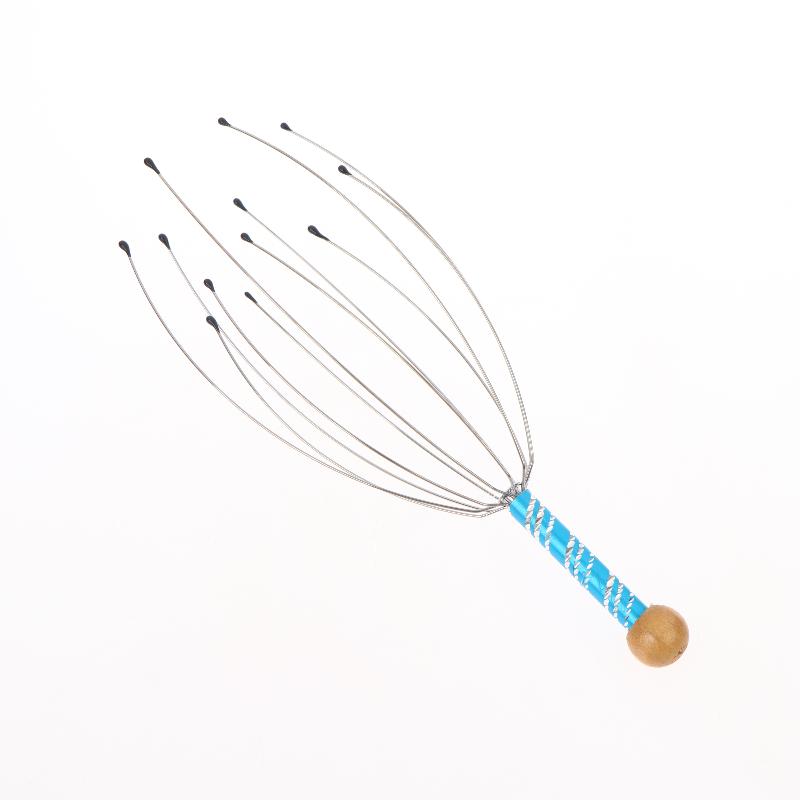 1Pcs Rubbing Scalp Relaxation Relief Body Massager Octopus Head Massager Scratcher Relieves Tension Health Care Tools