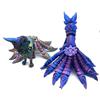 Nine-Tailed 3D Printed Model Simulation Multi-Jointed Animal Figurine Toy Ornament Movable Printed 3D Toy Kids Toy