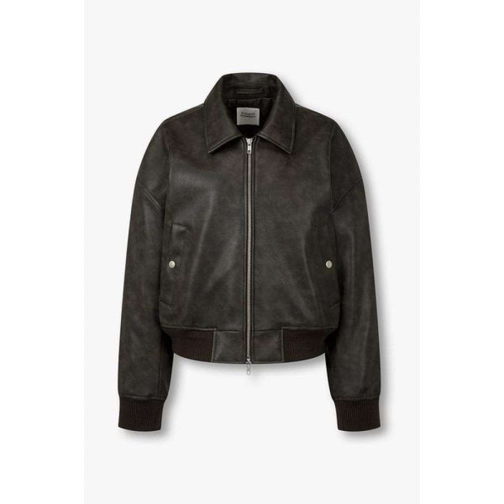 Studio Tomboy Synthetic Leather Blouson Jumper 9176161971