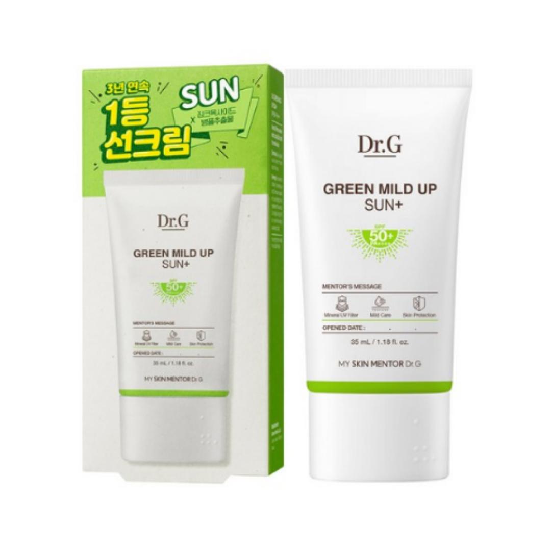 

Dr.G Green Mild Up Sun Plus SPF50+ PA++++ — 35 мл (1 блок)