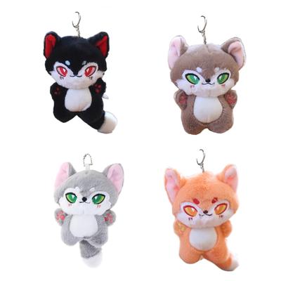 Backpack Pendant Plush Keyrings Plush Dolls Keychains Pendants Foxes Bag Pendants Perfect Gift for Fahsionable Lover