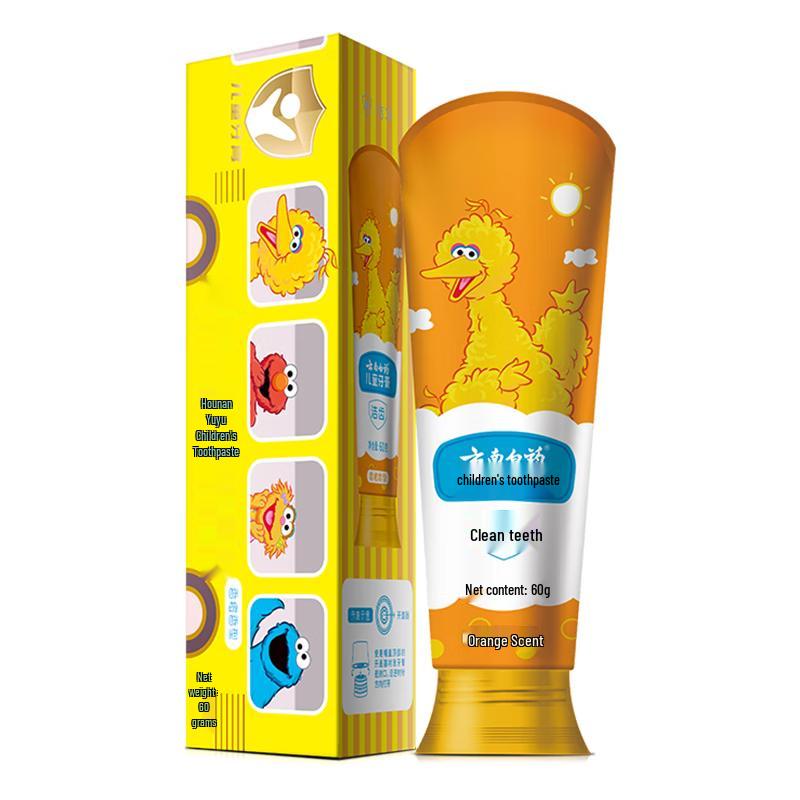 

Yunnan Baiyao Probiotic Kids Toothpaste, Sesame Street Edition