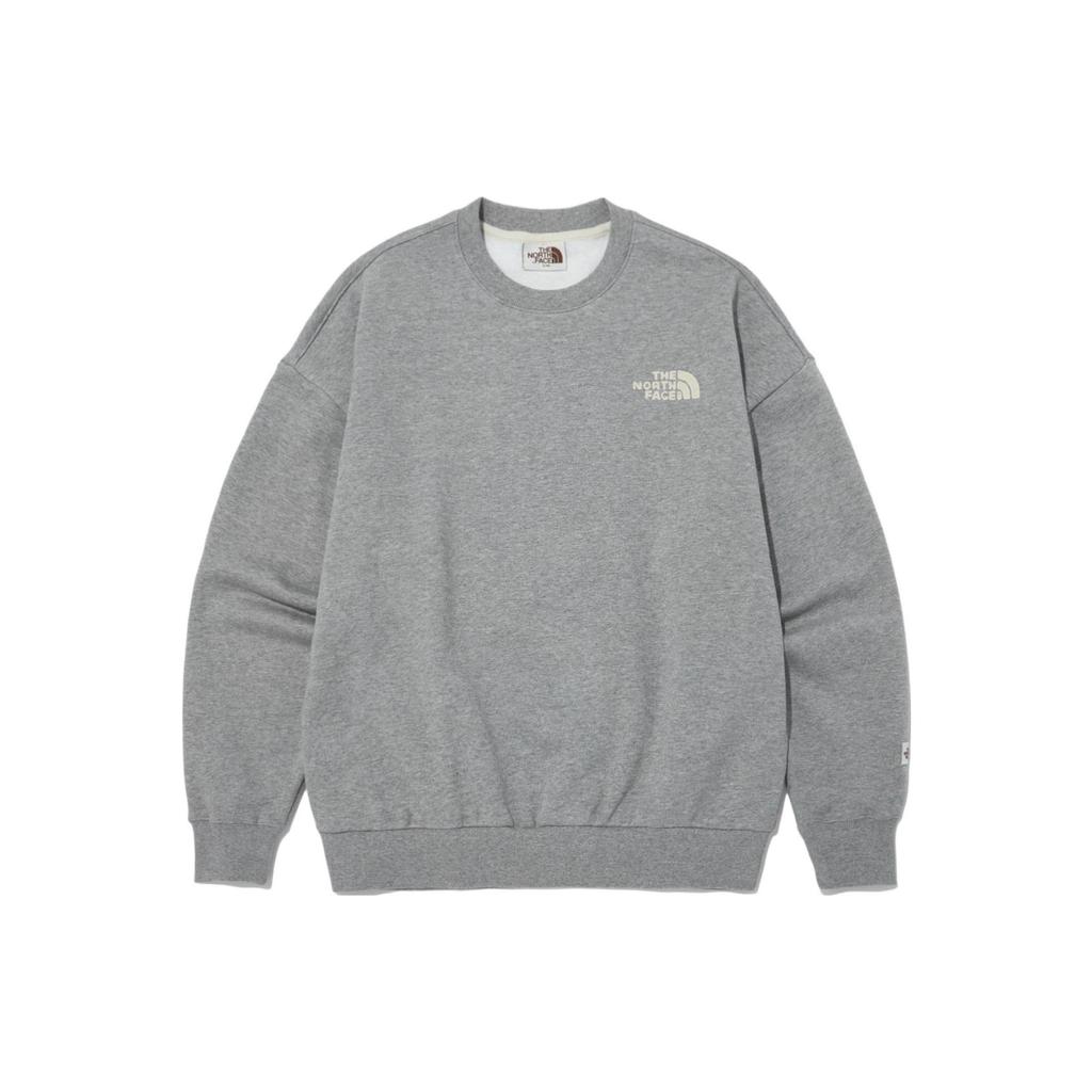THE NORTH FACE Sweatshirts Men's Gray Crew Neck Thickened Regular NM5MN50L