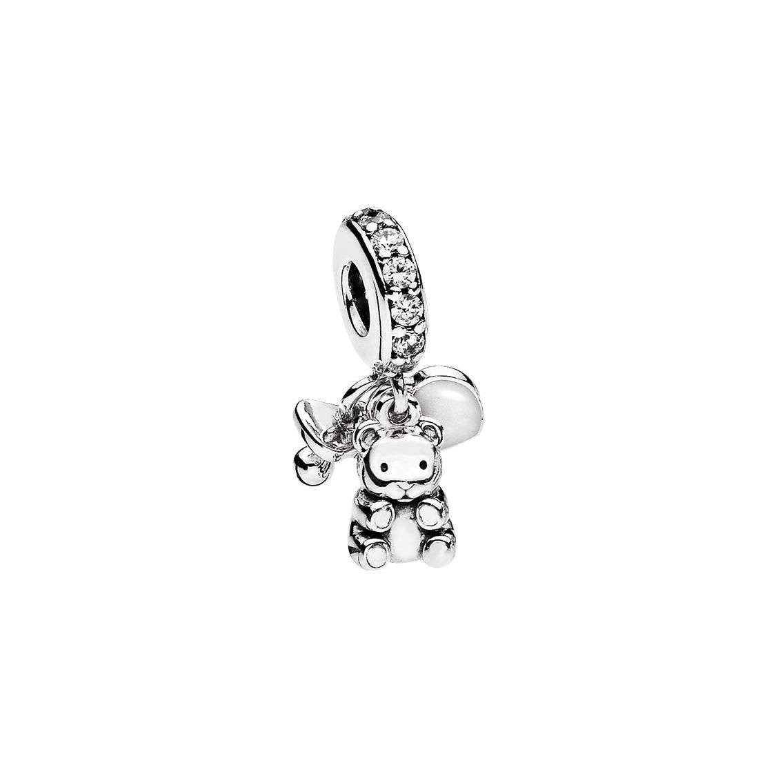 Pandora Cherished Baby Pacifier Bear Charm Pendant Women charm 792100CZ Box