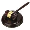 2Pcs/1Set Attorney Decorative Hammer Judge Hammer Wooden Multitool Small Hammer Children Simulation Toy Hammer and Base