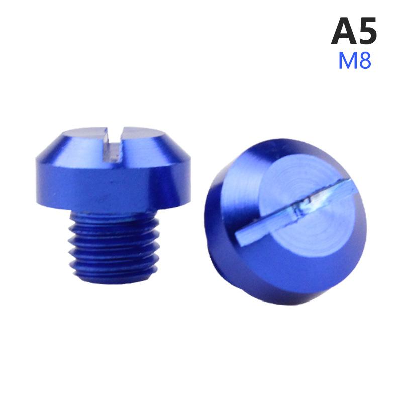 2Pcs Motorcycle CNC Aluminum M10*1.25 Mirror Hole Plug Screw Mirror Bracket Motorcycle Parts