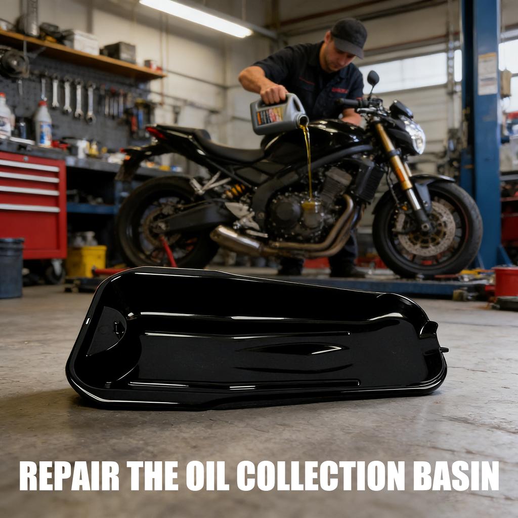 Professionelle Kfz-Ölsammelwanne und Teilewaschschale mit großem Fassungsvermögen für Motorrad- und Autoreparatur
