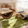 Warm Pet Hammock Double-layer Jumping Platform Pet Sleeping Bag Hanging Nest Bed  Small Animal Cage