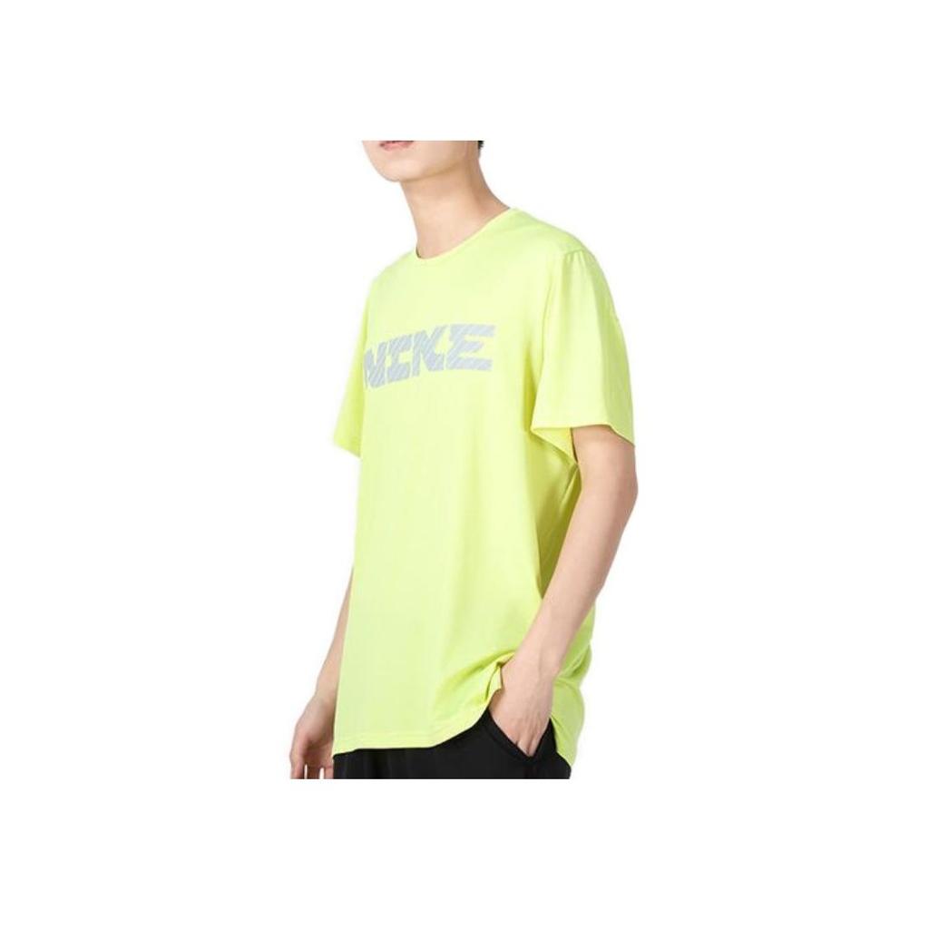 Nike Letter Logo Print Round Neck Short Sleeve T-Shirt Men T-Shirts Green DD1751-344