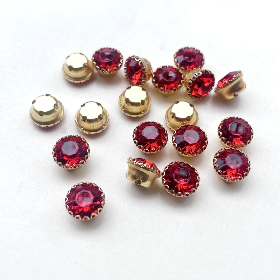 25 kusů náhodných smíšených barev 11mm šicí kamínkové diy šaty zdobené bižuterními doplňky Křišťálové kamínky