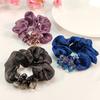 Eugen Yarn Large Intestine Hair Band, Actress Premium Sense Hair Rope, Disc Hair, Ball Head Jewelry, Head Flower Headdress.