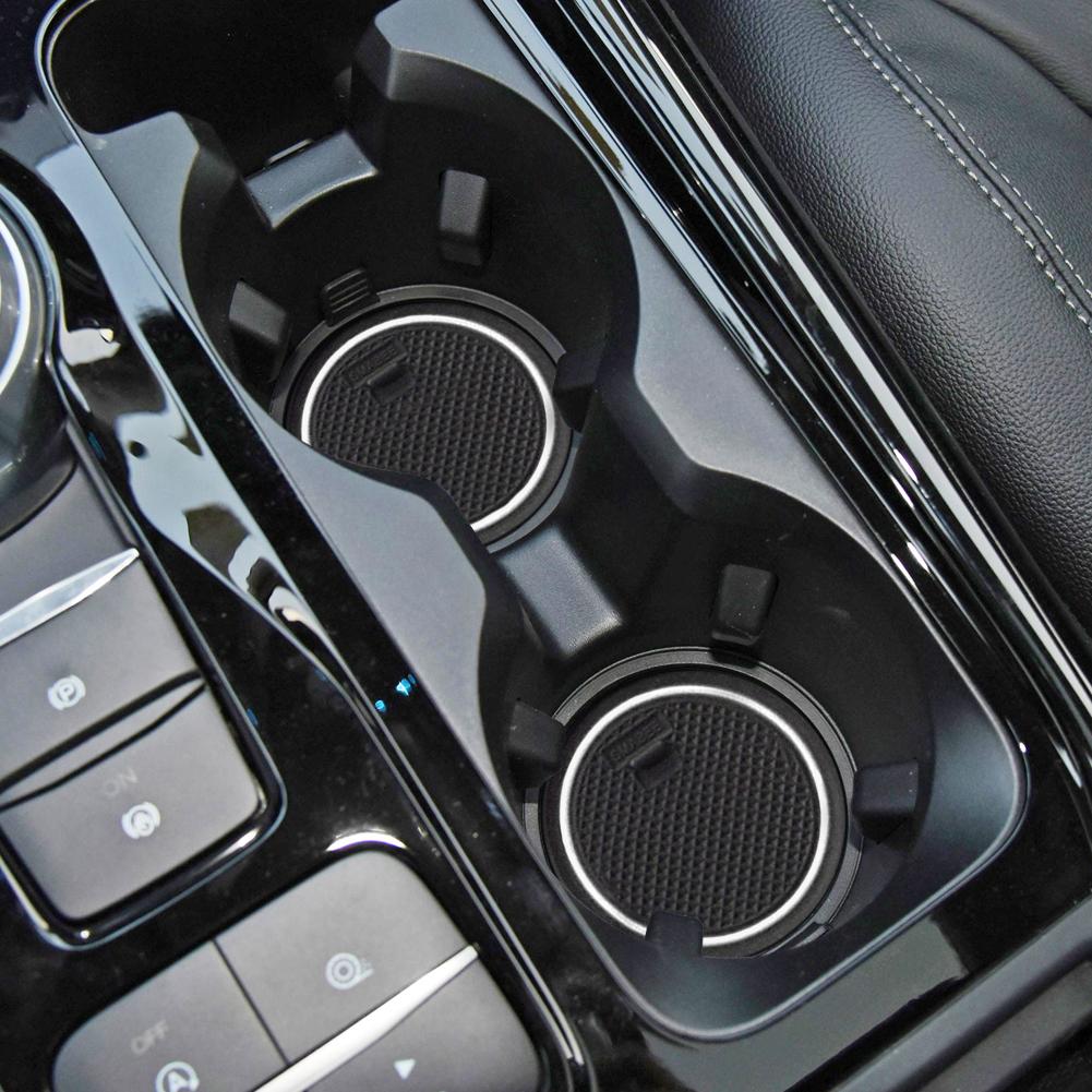 Car Gate Slot Cup Mat for Ford Explorer 2020 - 2025 Anti-Slip Door Groove Pad Interior Accessories Rubber Coasters