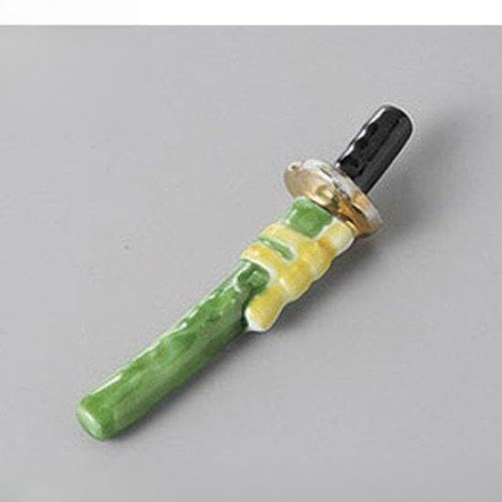 

Set of 3 Katana G Chopstick Rests x Japanese Commercial [7.7 2cm] [Japanese Restaurant, Inn, Tableware, Use] зелёный