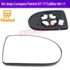 Stplrgecp Car Driver Side Left or Right Door Side Heated Wing Mirror Glass Lens for Jeep Compass Patriot 07-17 Caliber 06-11