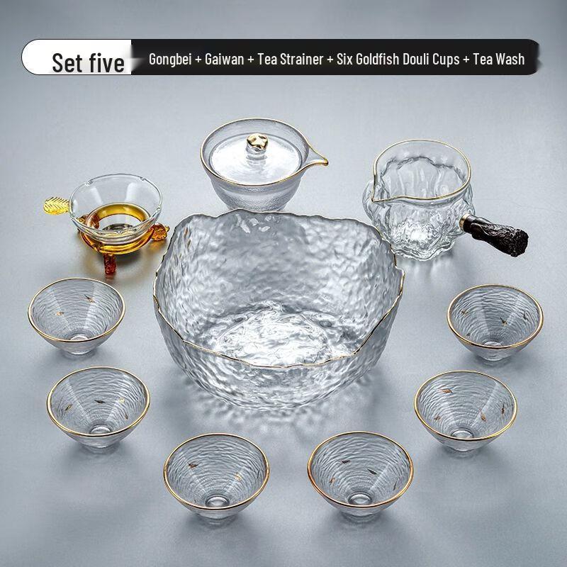Nordic Heat-Resistant Glass Kung Fu Tea Set