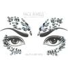 Fashion Colorful 3D Crystal Temporary Tattoo Face Gems Jewels Rhinestone Glitter Adhesive Stickers Festival Body Facial Decor