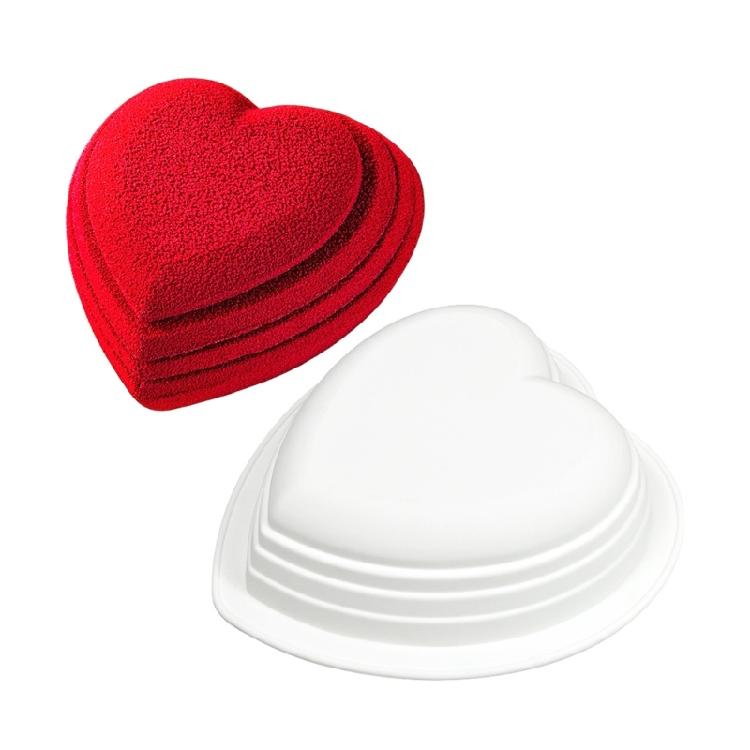 

Heart Silicone Mousse Cake Molds for Birthdays and Gatherings Creative Dessert Mould Chocolate Baking Tool 1
