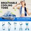 Cold quick-drying towels, printed fitness wipes, outdoor travel yoga sports towels
