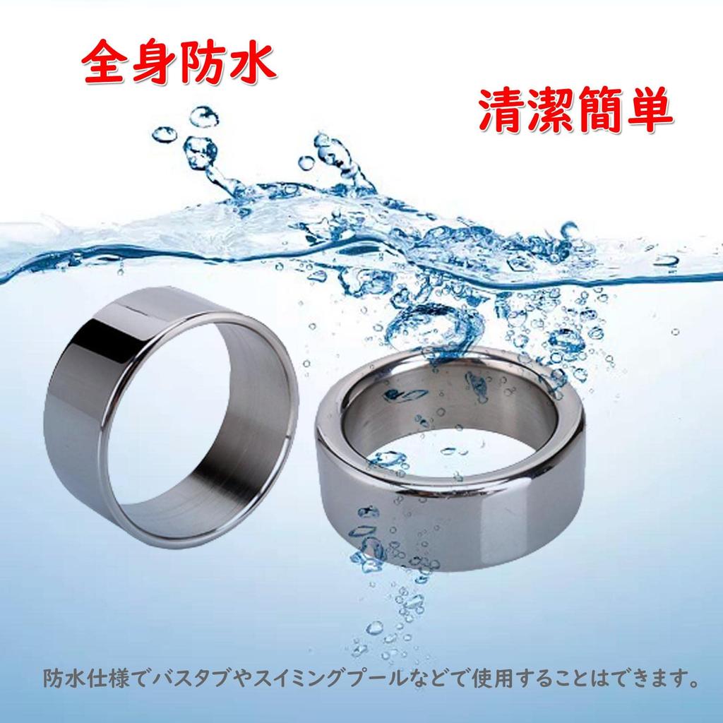 Cock Ring Penis Ring Glance Ring Stainless Steel Ring Adult Ring Adult Goods Waterproof Durable Set of 3 Men's Men's D-001