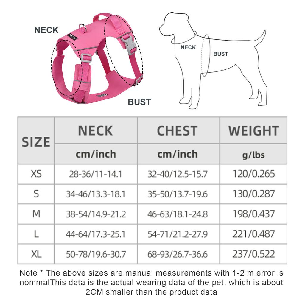Dog Harness Upgraded Nylon Waterproof Tactical Vest for Small Medium Large Dogs Reflective Dog Harnesses Pet Dogs Accessoires