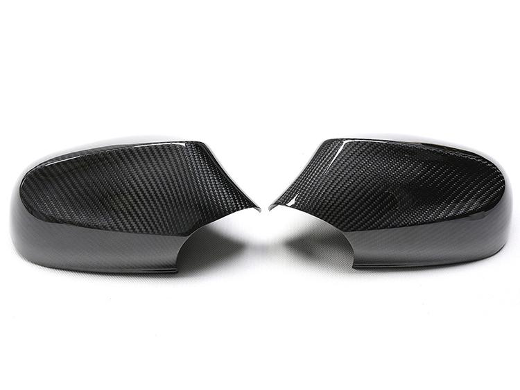 Série BM1 E87/E82/E88 120/130i Coque de Rétroviseur en Fibre de Carbone Sèche à Coller