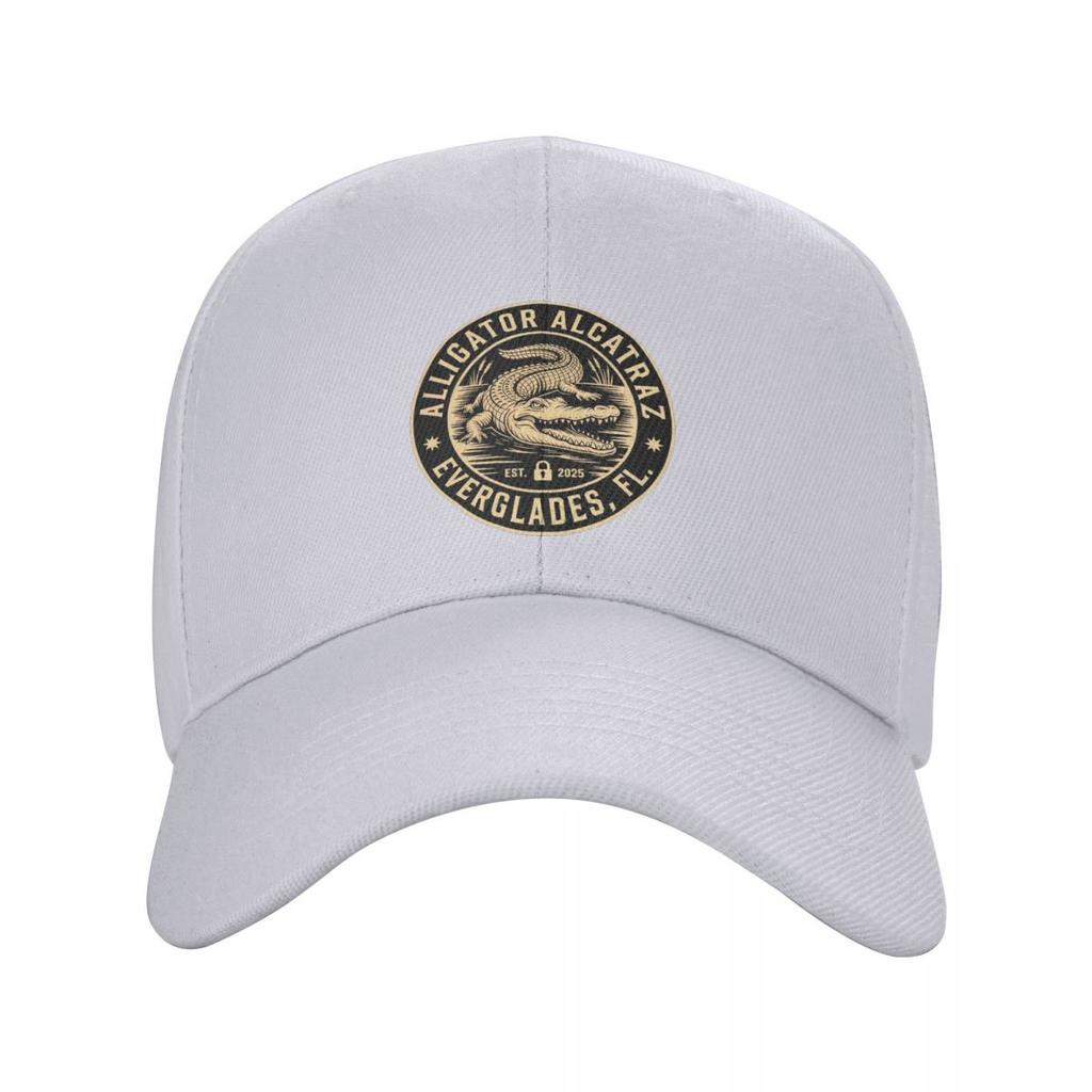 Alligator Alcatraz Florida Everglades Baseball Caps Snapback Men Women Hats Adjustable Cap Streetwear Baseball Hat Casquette