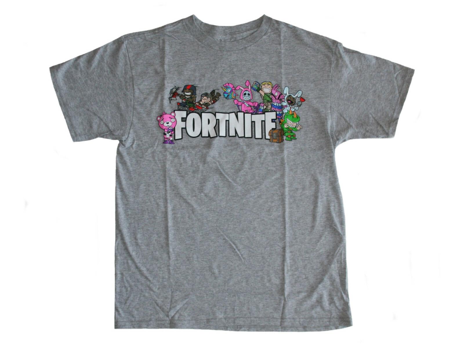 Fortnite Logo with Characters Men s T-Shirt NWT S