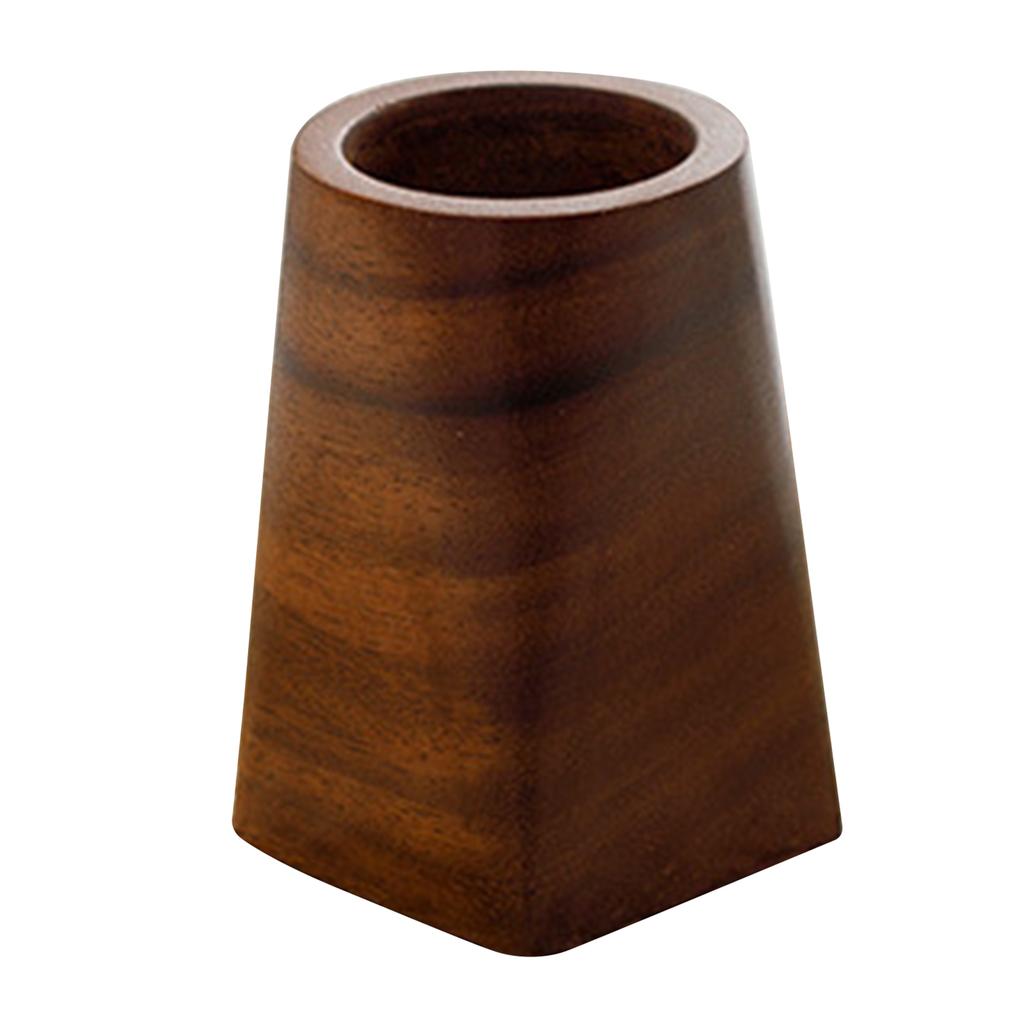 Desktop Storage Wooden Pen HoldersWalnut Large Capacity Pen Holder Box Multifunctional Wooden Pencil Organizer Container Office