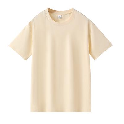 Summer New Regular Fit Cool Feeling 210gsm Sorona Fabric T-shirts Men Breathable Comfortable Top Casual Loose Hip Hop Streetwear
