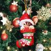 New Cute Car Backpack Christmas Tree Elf Pendant Personalized Creative Festival Decoration Acrylic Home Decoration Supplies